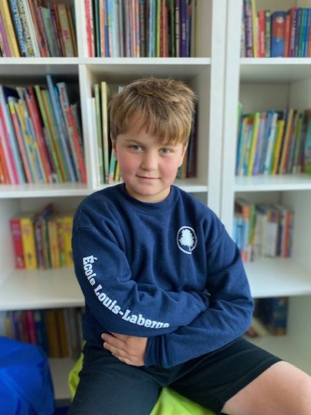 Image de Molleton à col arrondi heavy blend junior